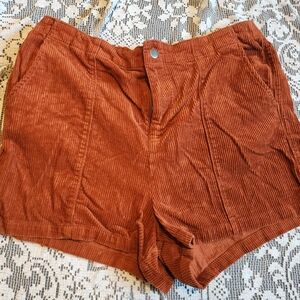 Wild Fable Rust Orange Corduroy Shorts